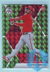 2021 Panini Mosaic Luis Garcia #249 Rookie Green Prizm Nationals